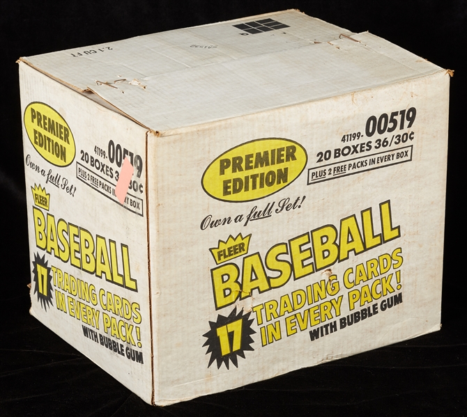 1981 Fleer Baseball Wax Case (20)