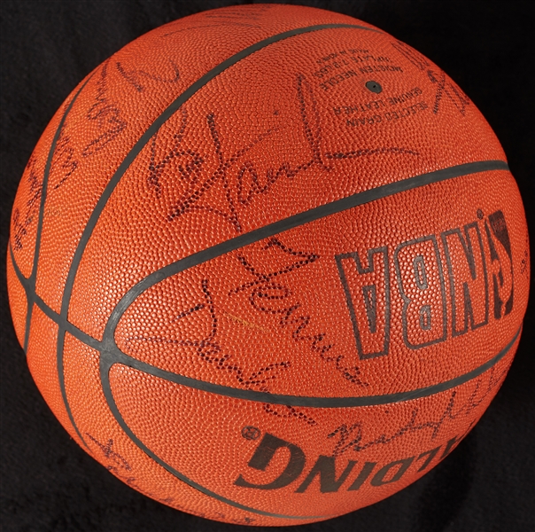 1988-89 Detroit Pistons NBA Champions Team-Signed Basketball (11) (BAS)