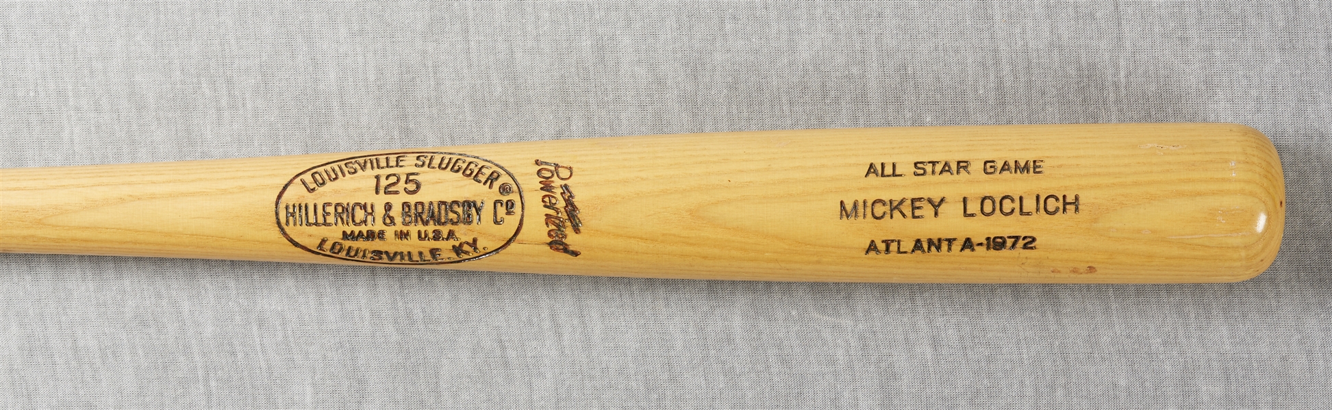 Mickey Lolich 1972 All-Star Game H&B Bat