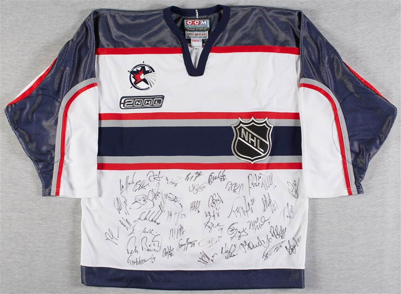 Multi-Signed 2000 NHL All-Stars Signed Jersey & Program (JSA)