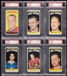 High-Grade 1964 Topps Hockey ‘Tall Boys’ PSA-Graded Set - PSA Set Registry No. 17 (110)