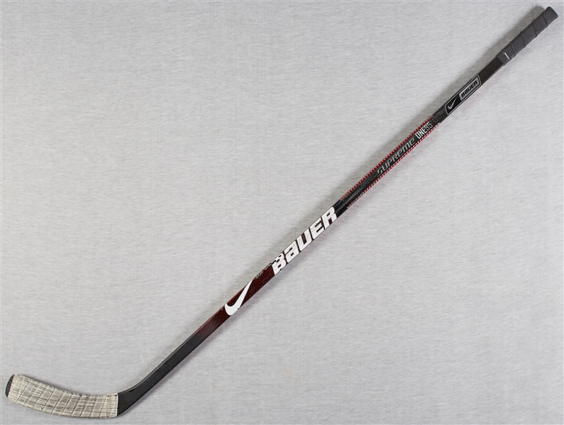 Patrick Kane Signed & Game-Used Bauer Hockey Stick (BAS)