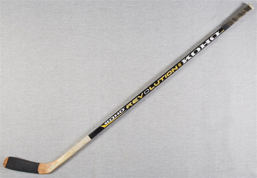 Rob Blake Signed & Game-Used Koho Hockey Stick (BAS)