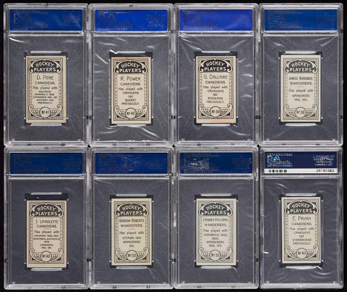 Stunning High-Grade 1911 C55 Imperial Tobacco Hockey PSA-Graded Master Set - PSA Set Registry No. 6 (46)
