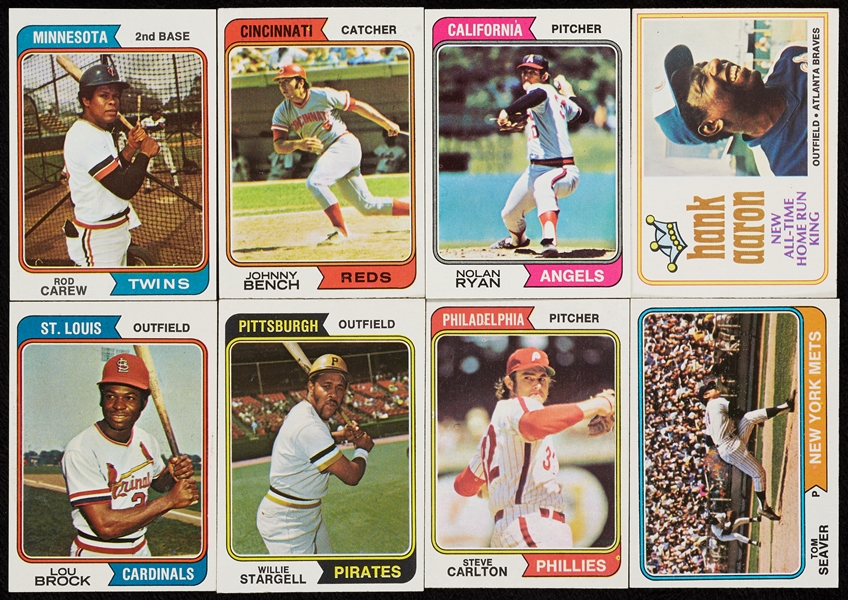 High-Grade 1974 Topps Baseball Complete Set (660)