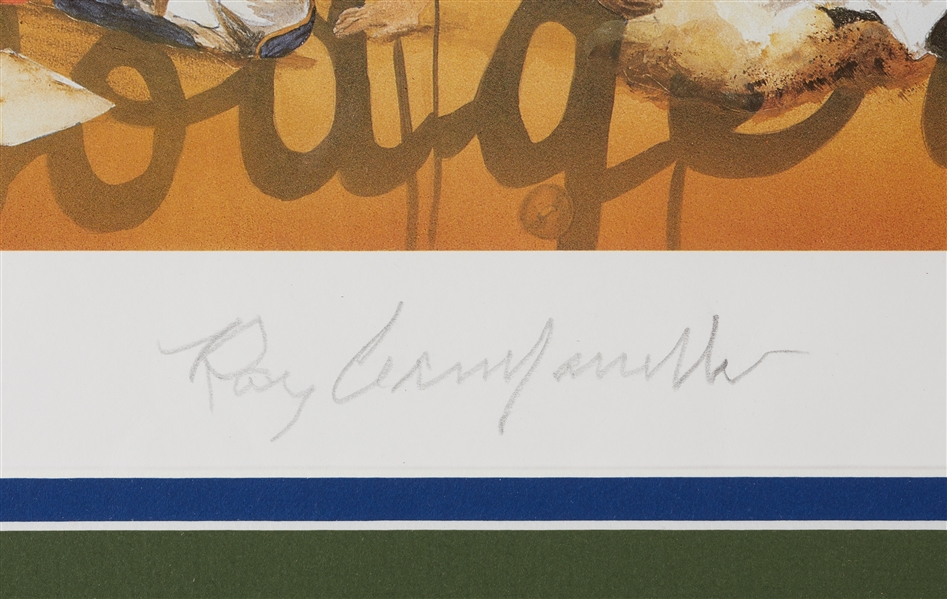 Roy Campanella Signed Paluso Lithograph (135/250) (PSA/DNA)