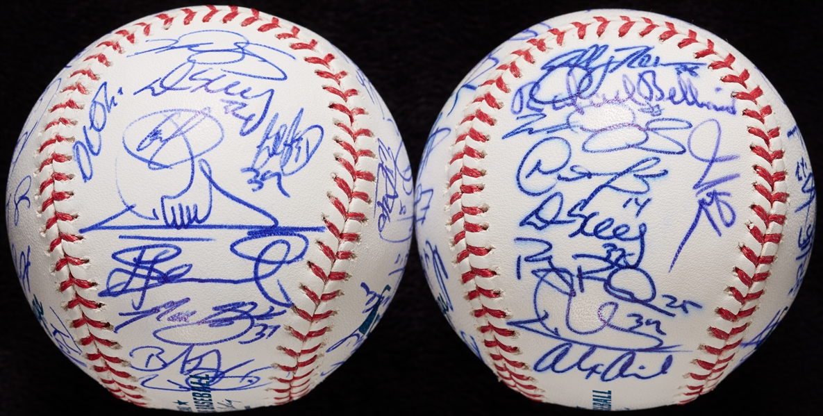 2010 and 2011 Detroit Tigers Team-Signed Baseballs (2)