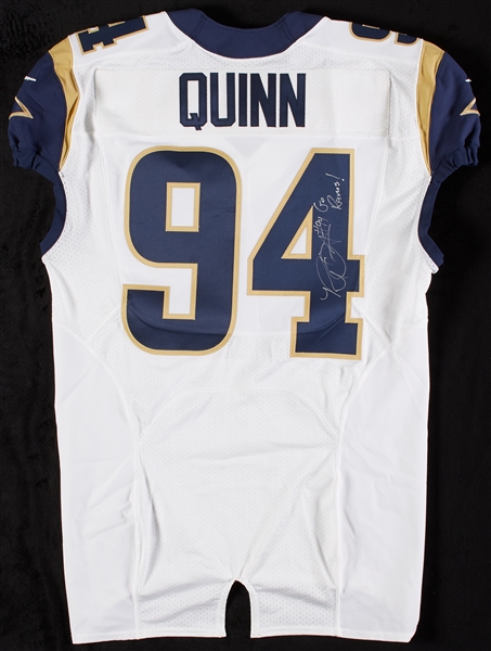 Robert Quinn 2012 Game-Used & Signed St. Louis Rams Jersey 