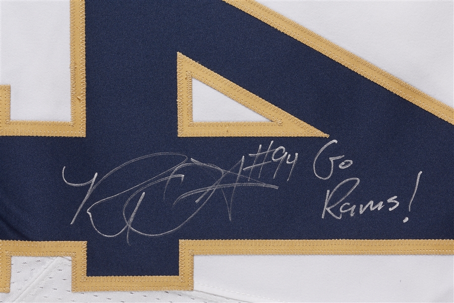 Robert Quinn 2012 Game-Used & Signed St. Louis Rams Jersey 