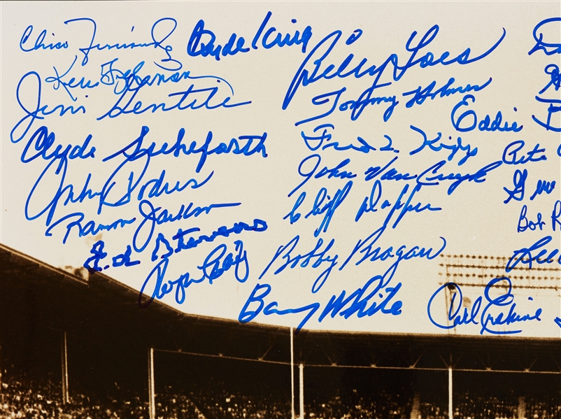Brooklyn Dodgers Greats Multi-Signed 16x20 Photo (48)