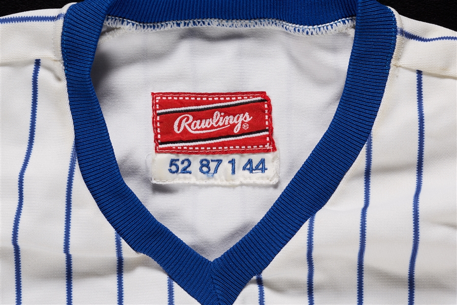 Frank Lucchesi 1987 Game-Used Chicago Cubs Home Jersey