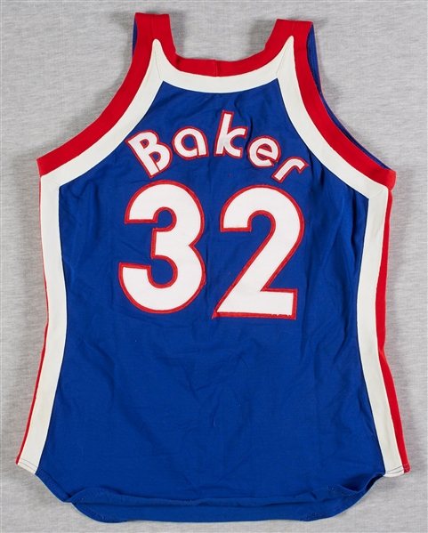 Jimmie Baker 1975-76 Game-Used Kentucky Colonels Complete Road Uniform (Jersey & Shorts)