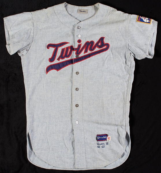 Cesar Tovar 1965 Game-Used Minnesota Twins Home Jersey