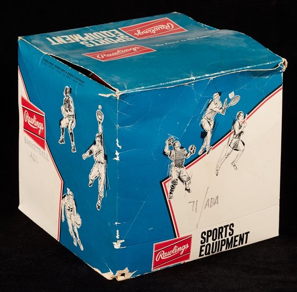 1967-1972 Official Jack Dolph ABA Basketball in Original Box