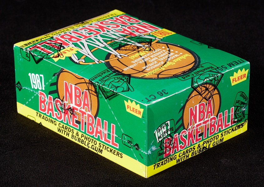 1987-88 Fleer Basketball Wax Box (36) (Fritsch/BBCE)