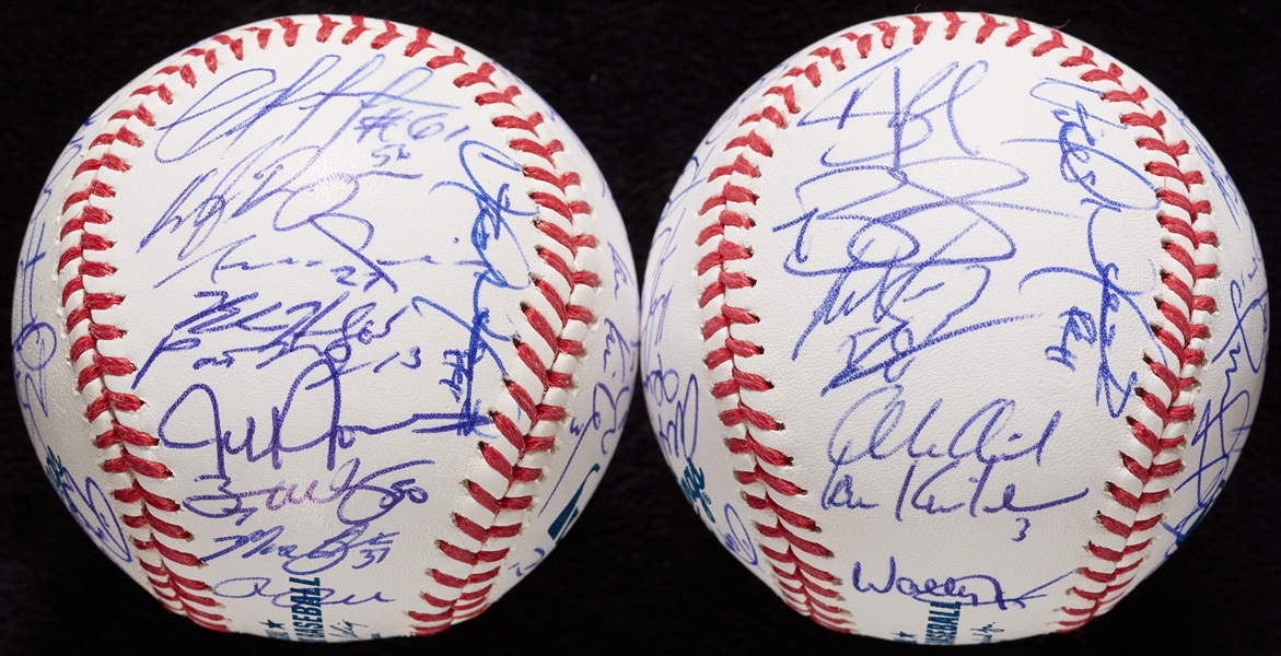 2014 and 2015 Detroit Tigers Team-Signed Baseballs (2)