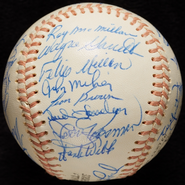 1976 New York Mets Team-Signed Baseball (28)