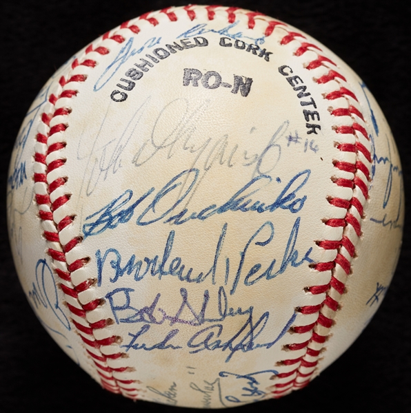 1978 San Diego Padres Team-Signed ONL Baseball with Rookie Year Ozzie Smith (22)