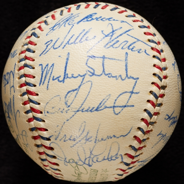 1970 Detroit Tigers Team-Signed Baseball (27)