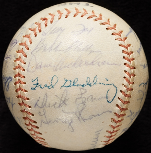 1964 Detroit Tigers Team-Signed Baseball (27)