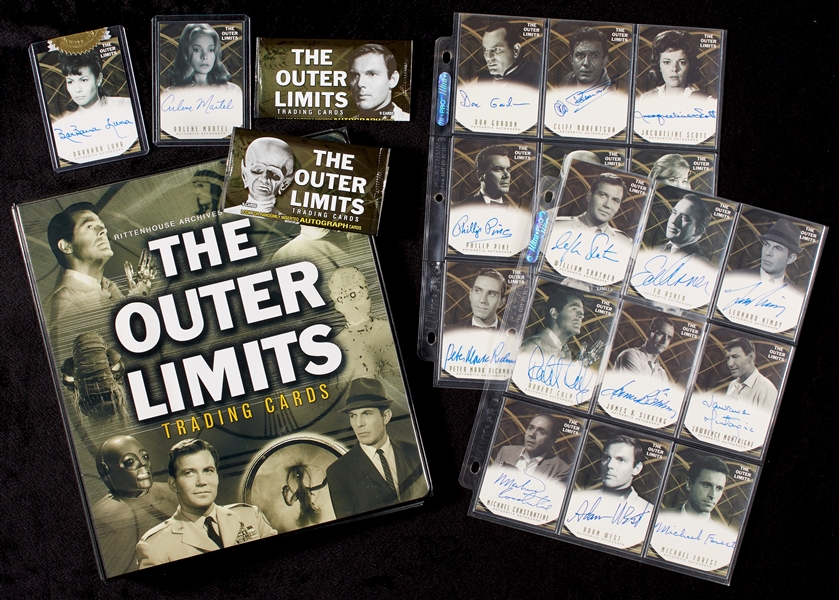 2002 Outer Limits Card Set With Autographs, Inserts (127)