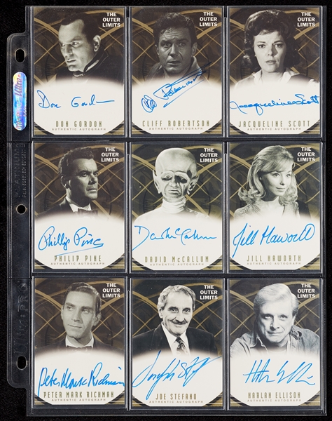 2002 Outer Limits Card Set With Autographs, Inserts (127)