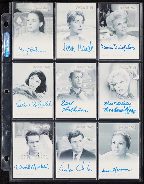 2009 Twilight Zone 50th Anniversary Complete Set, Autographs, Extras