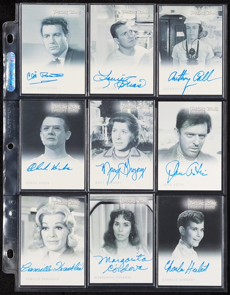 2009 Twilight Zone 50th Anniversary Complete Set, Autographs, Extras
