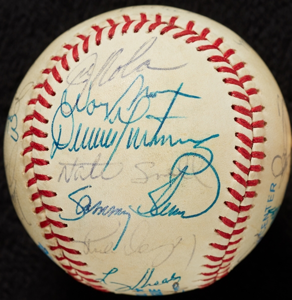 1985 Baltimore Orioles Team-Signed OAL Baseball (24)