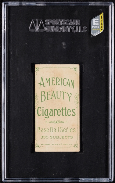 1909-11 T206 Sam Strang (American Beauty) SGC 3