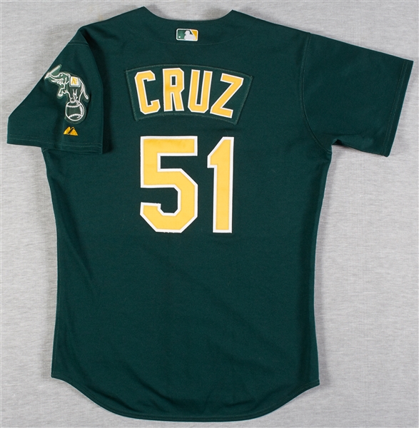 Oakland A's Game-Used Jerseys Group with Grieve, Cruz, Gallego (3)