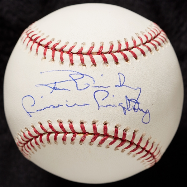 Ron Guidry Single-Signed OML Baseball Louisiana Lightning (Steiner)