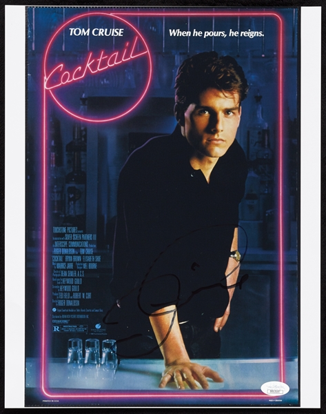 Tom Cruise Signed 11x14 Cocktail Photo (JSA)
