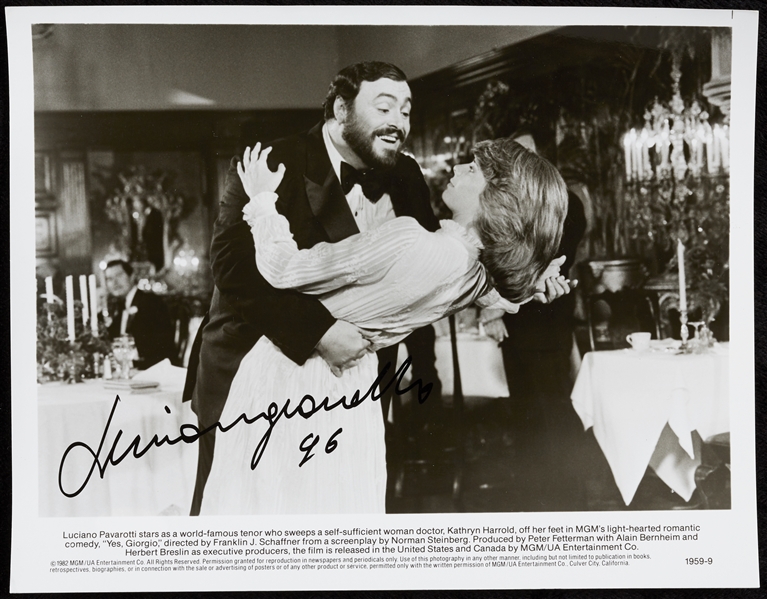 Luciano Pavarotti Signed 8x10 Photo (JSA)