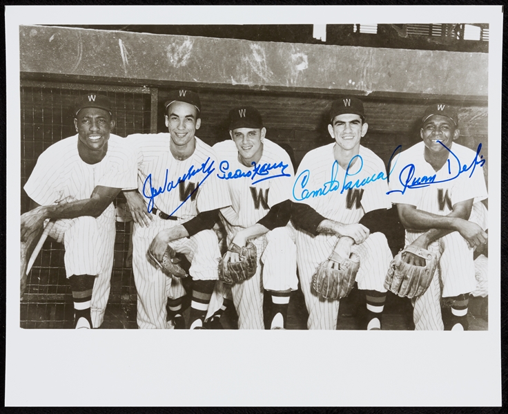 1955 Washington Senators Cuban Connection Signed 8x10 Photo (4)