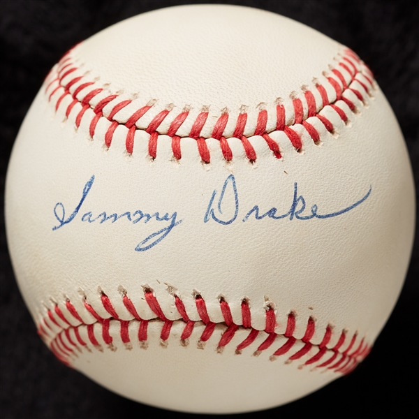 Sammy Drake Single-Signed ONL Baseball (BAS)