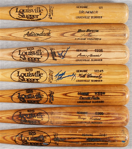 1982 St. Louis Cardinals World Champs Game-Used Bat Collection (14)