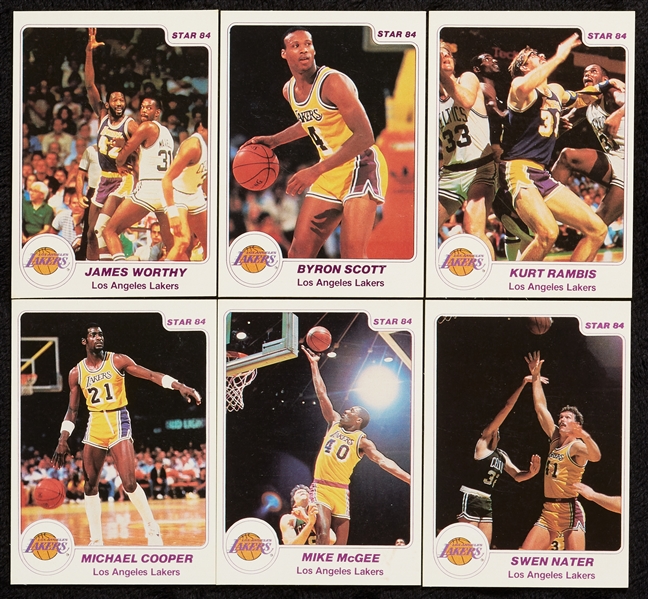 1984-85 Star Co. Lakers Arena Complete Set (10)
