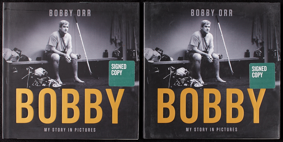 Bobby Orr Signed My Story In Pictures Books (2)