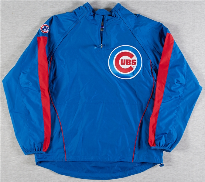 Alfonso Soriano 2010 Game-Used Cubs Windbreaker (Steiner)