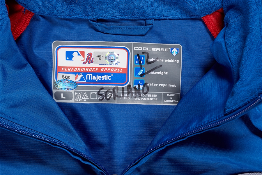 Alfonso Soriano 2010 Game-Used Cubs Windbreaker (Steiner)