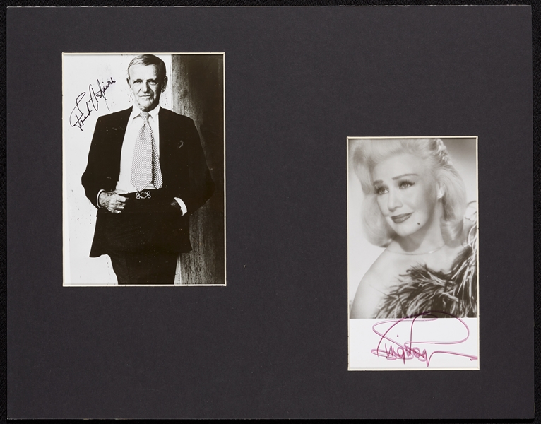Fred Astaire & Ginger Rogers Signed Display (BAS)