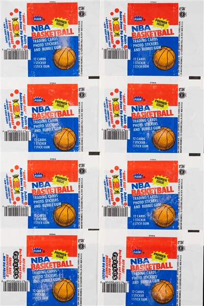 1986-87 Fleer Basketball Wax Wrapper Group (30)