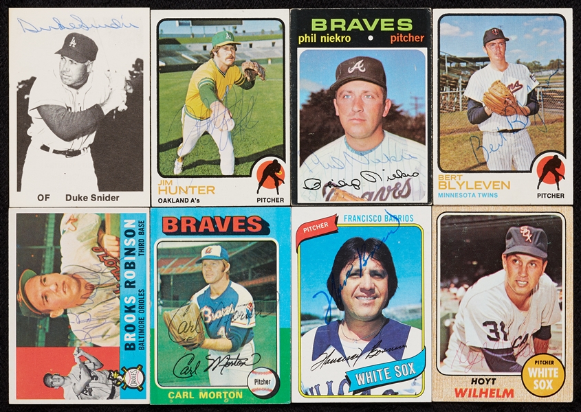 Signed 1950s-1980s Topps Baseball Card Group (500+)