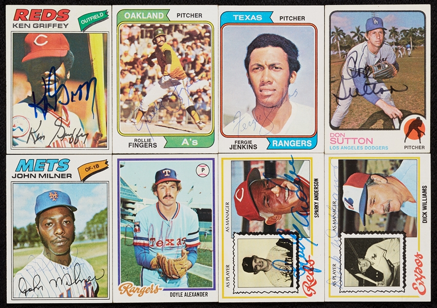 Signed 1950s-1980s Topps Baseball Card Group (500+)