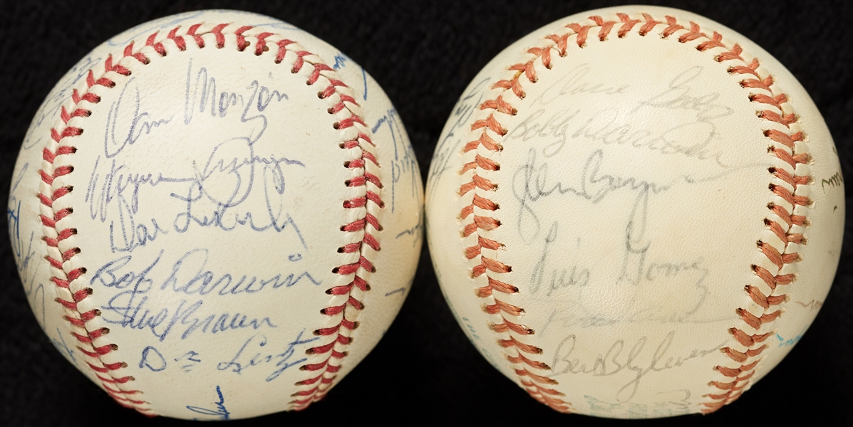 1972 & 1973 Minnesota Twins Team-Signed OAL Baseballs (2)