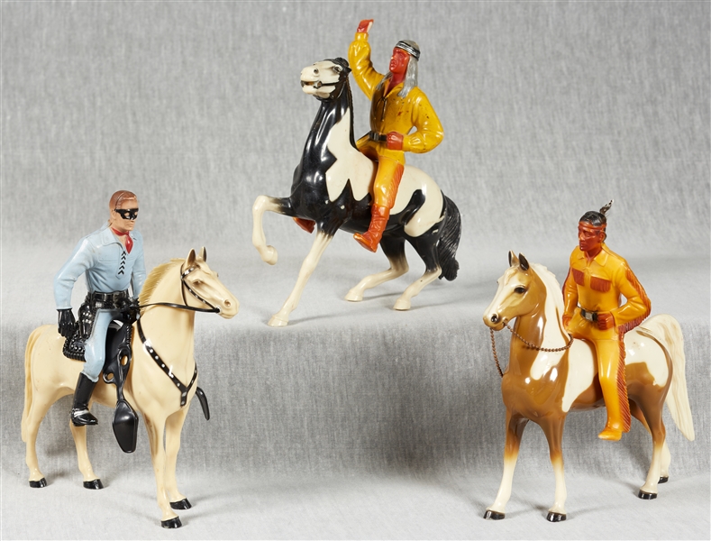 Huge Group of Hartland Western Figures With Horses, Extras (30)