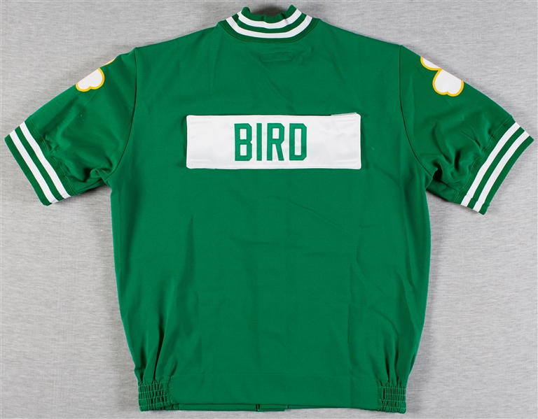 Larry Bird Signed Celtics Warm-Up Jersey (89/133) (BAS)