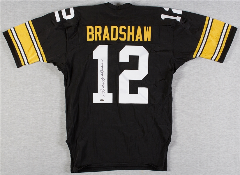 Terry Bradshaw Signed Steelers Throwback Jersey (Steiner)