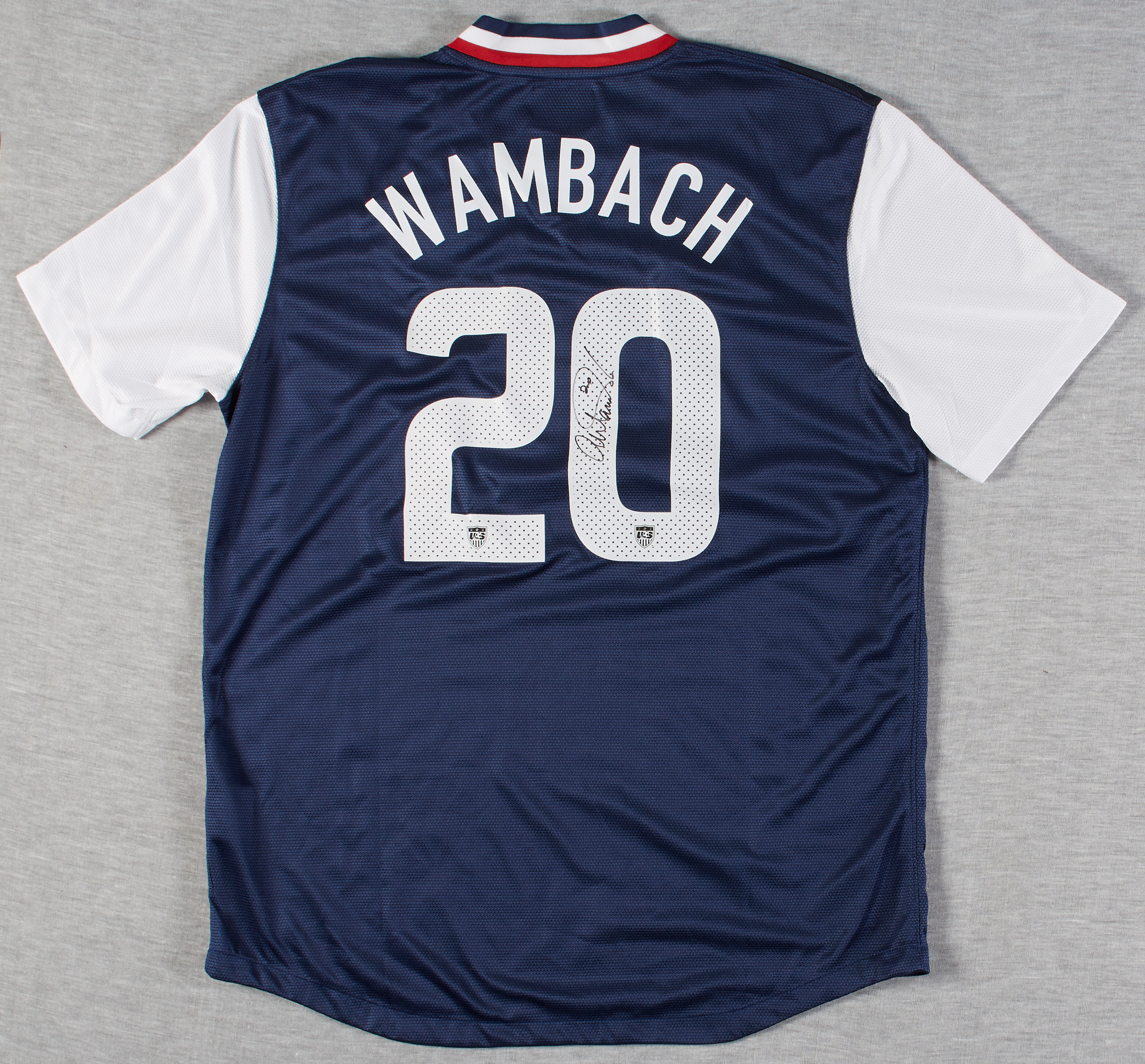 abby wambach signed jersey